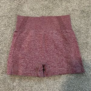 Pink Seamless Shorts